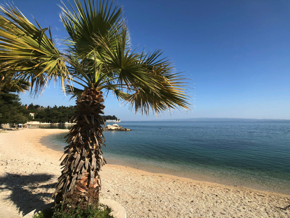 Kastelet beach in Split Croatia