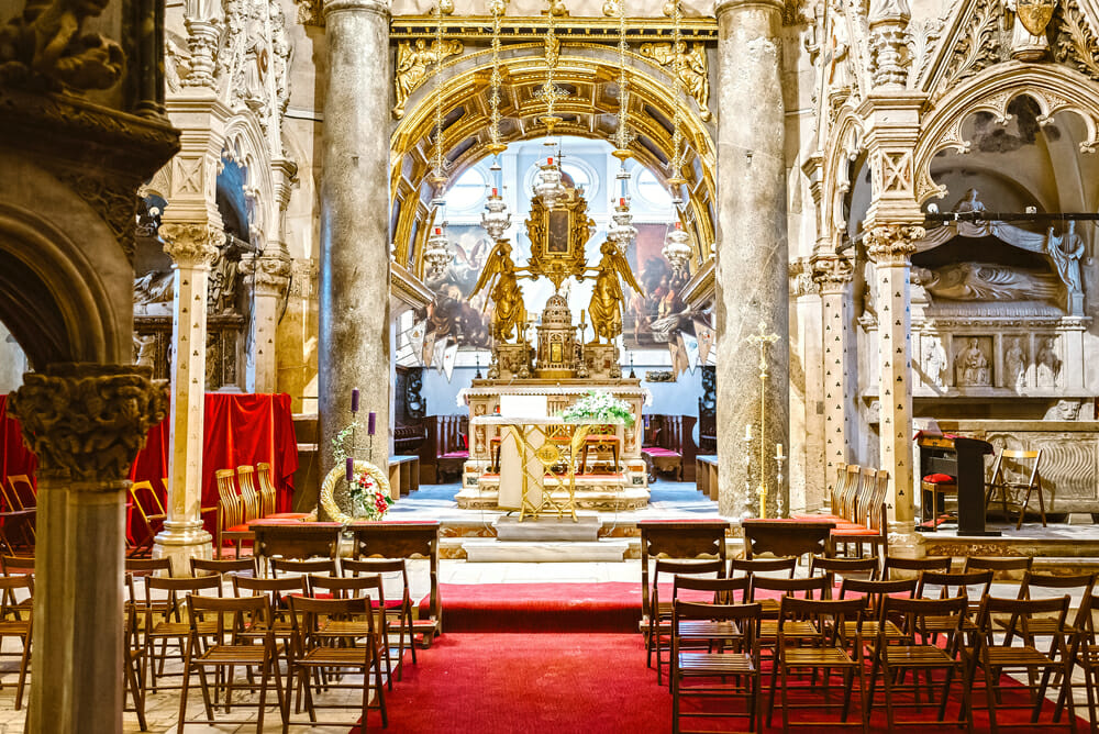 Split Cathedral of St. Domnius interior altar