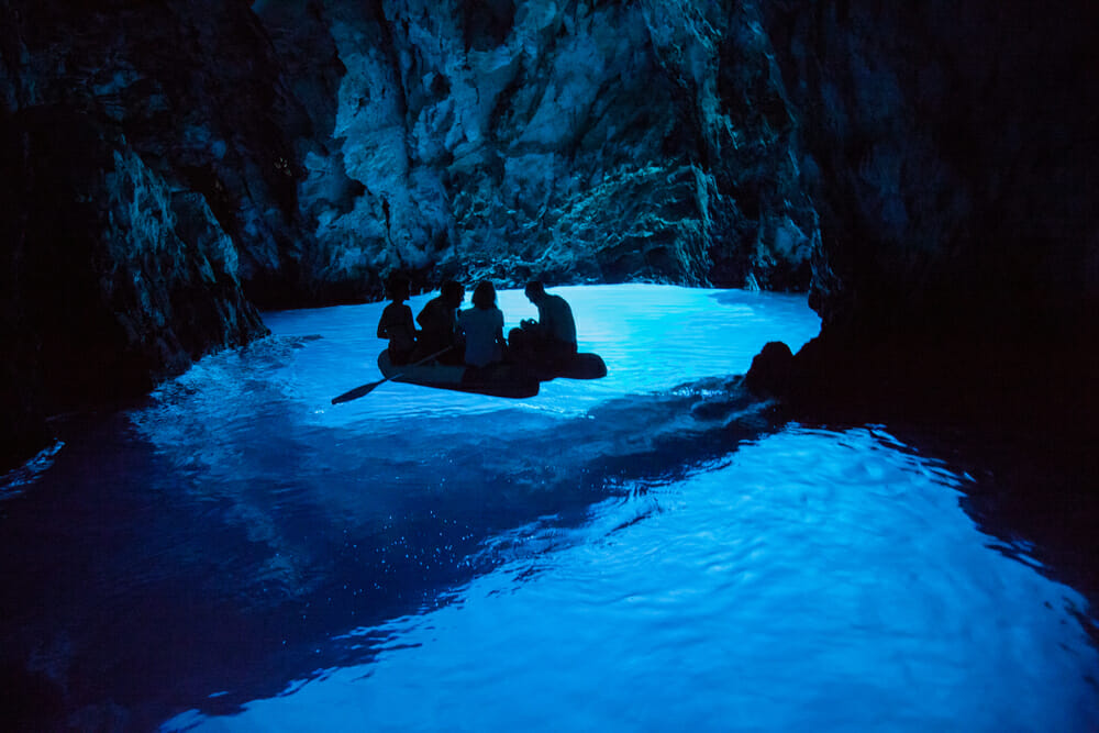 The Blue Cave is one of Croatia's natural wonders