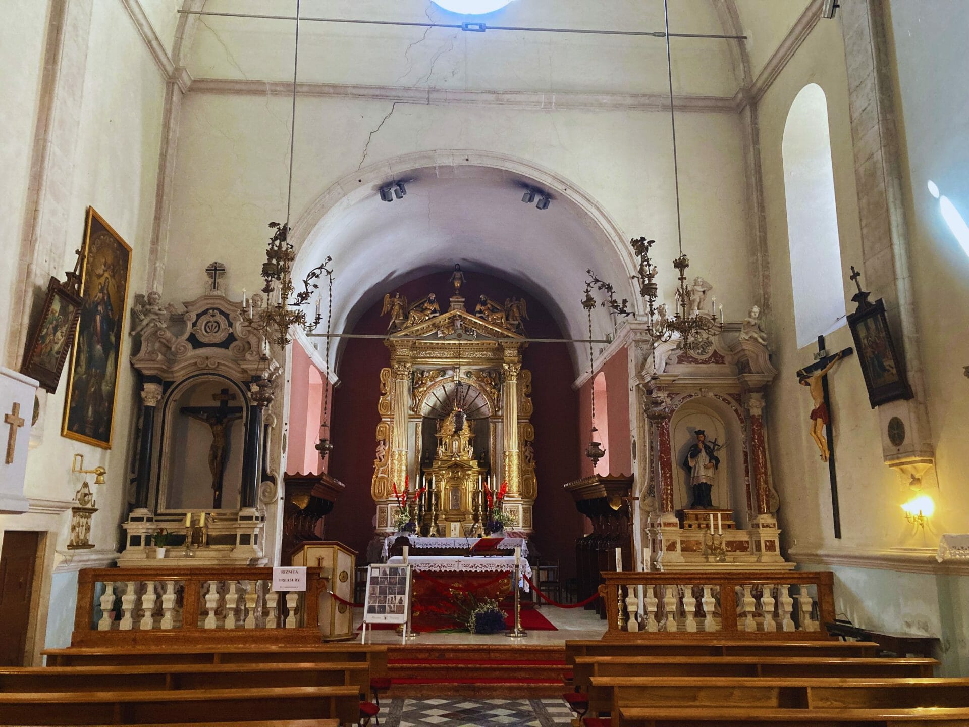 St. Michael's Church Tower Omiš Interior 3